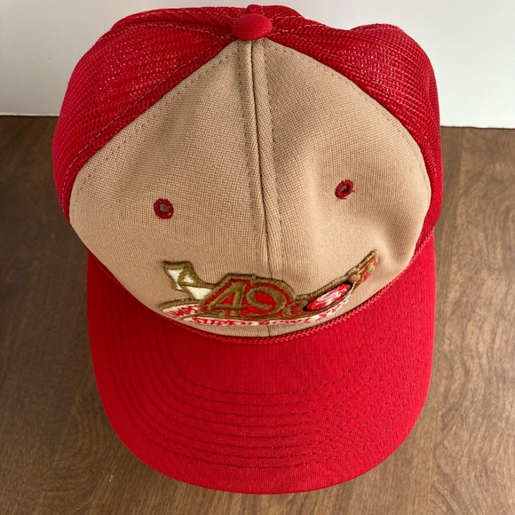 Rare Vintage San Francisco 49ers Super Bowl XVI Champs SnapBack Hat - Picture 6 of 11